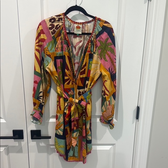 FARM Rio Multicolor Patchwork Mini Dress - Picture 3 of 5